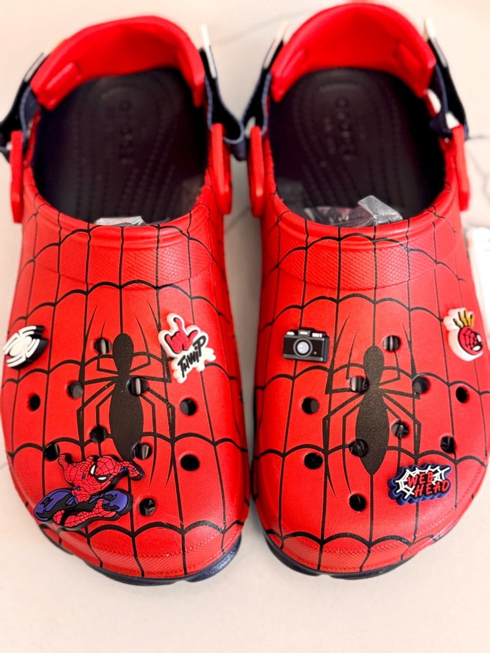 CROCS Adult Spider-Man All Terrain Clogs with Spider-Man Charms